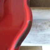 Drainer red kitchen utensils