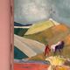 Farming With Windmill Painting