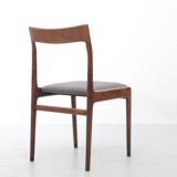 Suite of 6 Scandinavian rosewood chairs from Rio