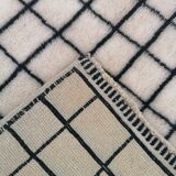 Moroccan checkerboard carpet