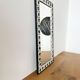 Ceramic and wrought iron mirror 1950