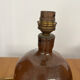 Stoneware lamp base signed Baudat