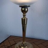 Lampe art-déco en laiton