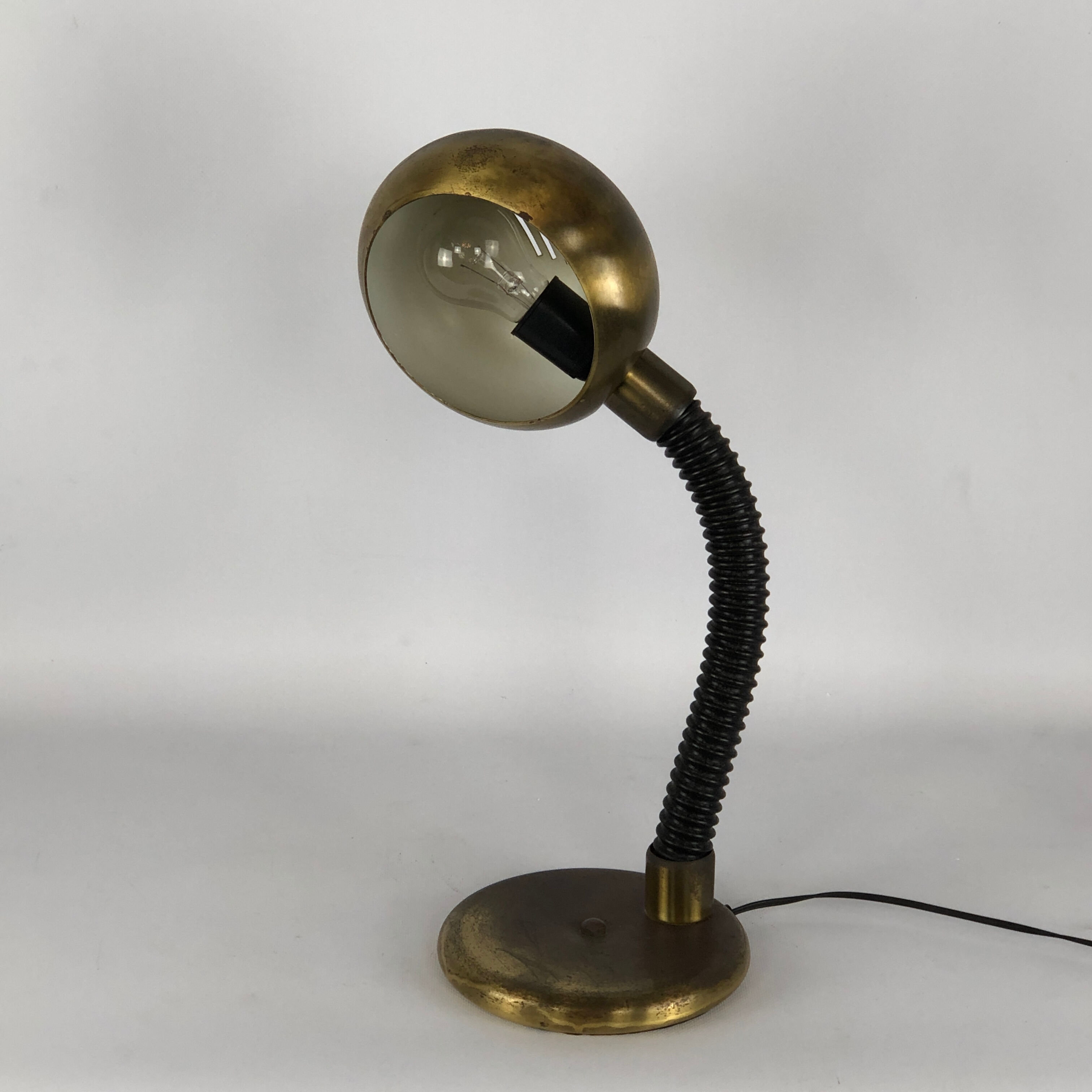 Vintage Targetti metal table lamp