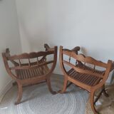 Paire de fauteuil Dagobert