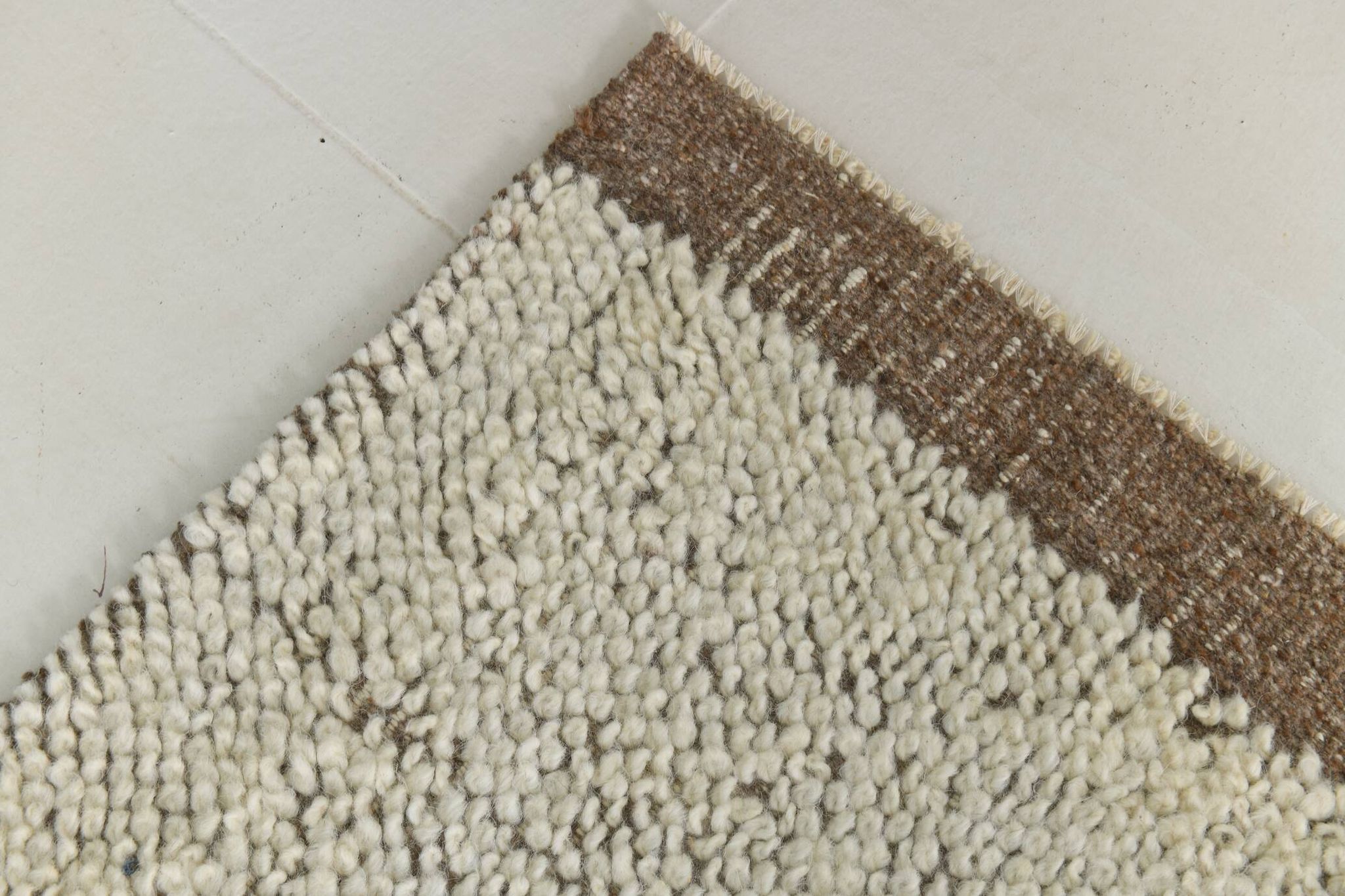 7x10 Kilim Brown & Beige Kilim Area Rug, 216x305Cm