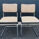 Pair of duo chairs B32 Marcel Breuer black