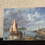 Beautiful painting Marine E. Guilleux