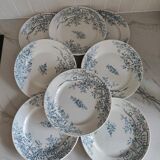 8 assiettes plates