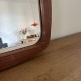 Miroir vintage danois en teck