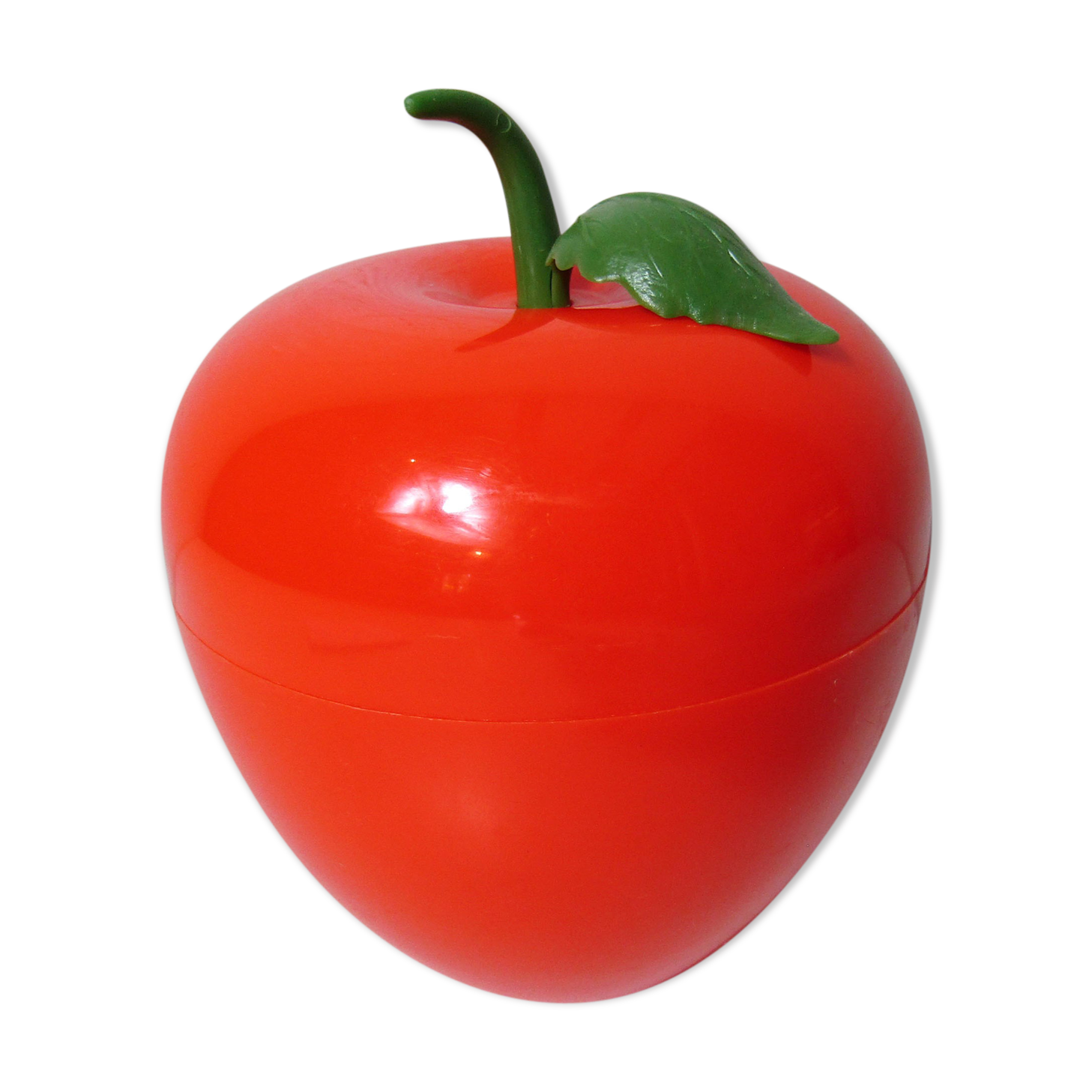 Vintage orange ice cube apple