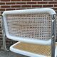 Cesca design chair model b32 in chrome white