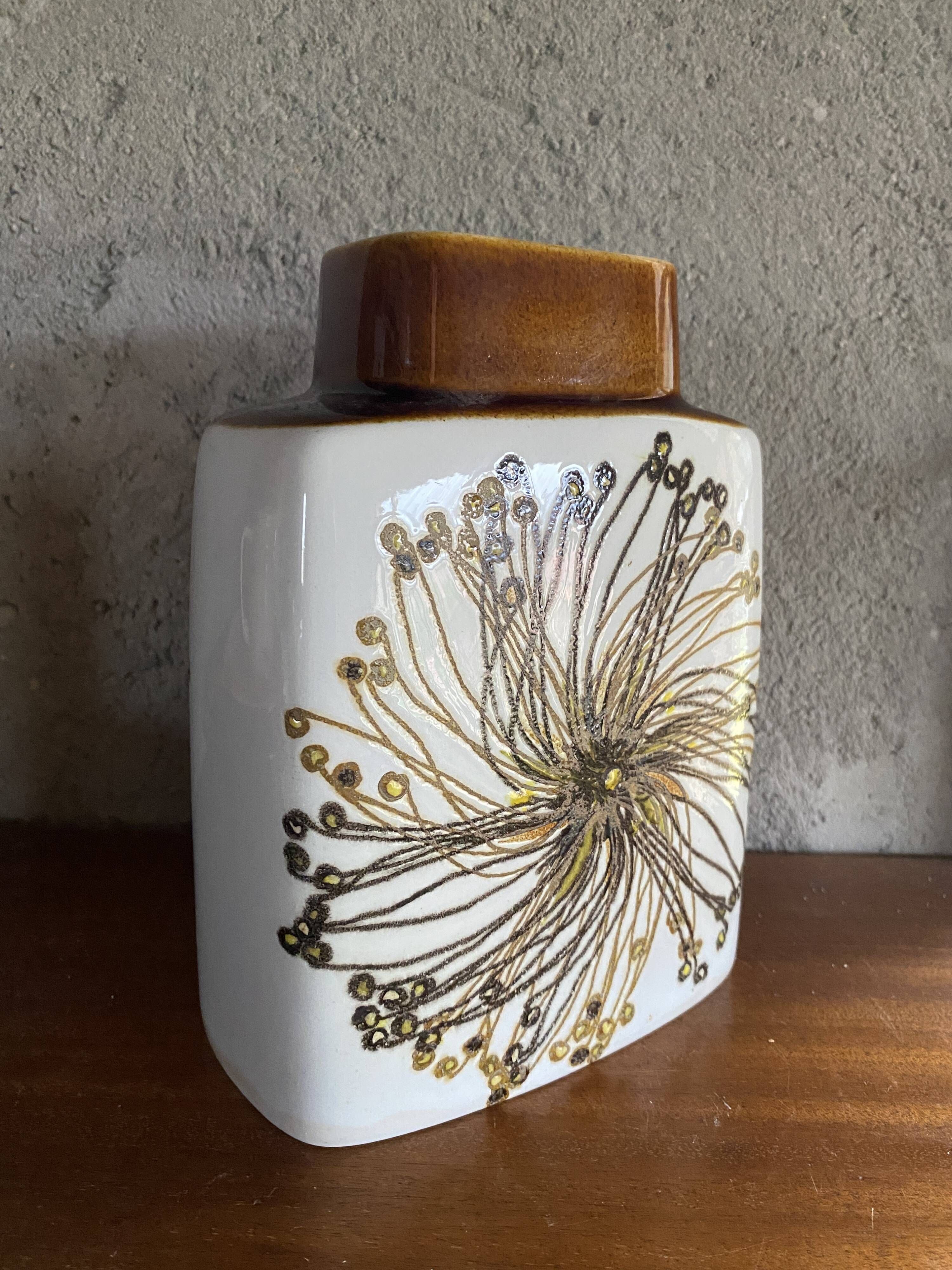 Vase en faïence de Royal Copenhagen design d'Ellen Malmer