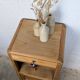 Art Deco bedside table in pine