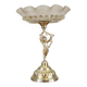 20th-Century Metal Fruit Bowl with Cherub, 1890s