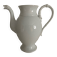 Antique white porcelain coffee pot from Limoges