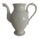 Antique white porcelain coffee pot from Limoges