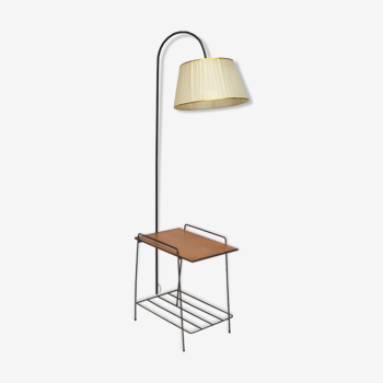 Lampadaire avec table d'appoint, 1960