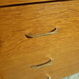 Vintage dresser 1960s light oak