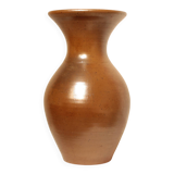 Important iridescent stoneware vase