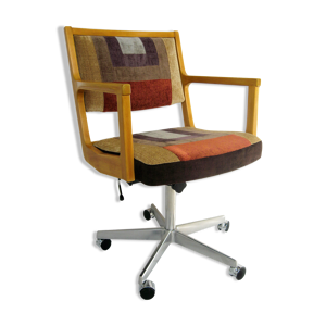Fauteuil de bureau vintage - roulettes
