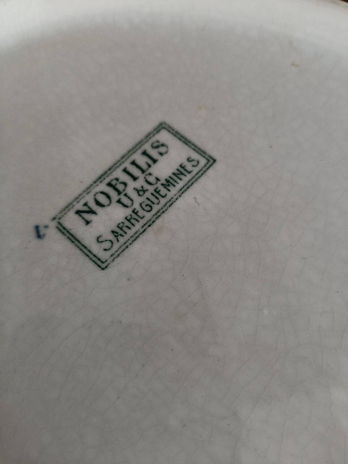 Nobilis tureen. Sarreguemines