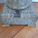 Pair of 19th century green marble columns