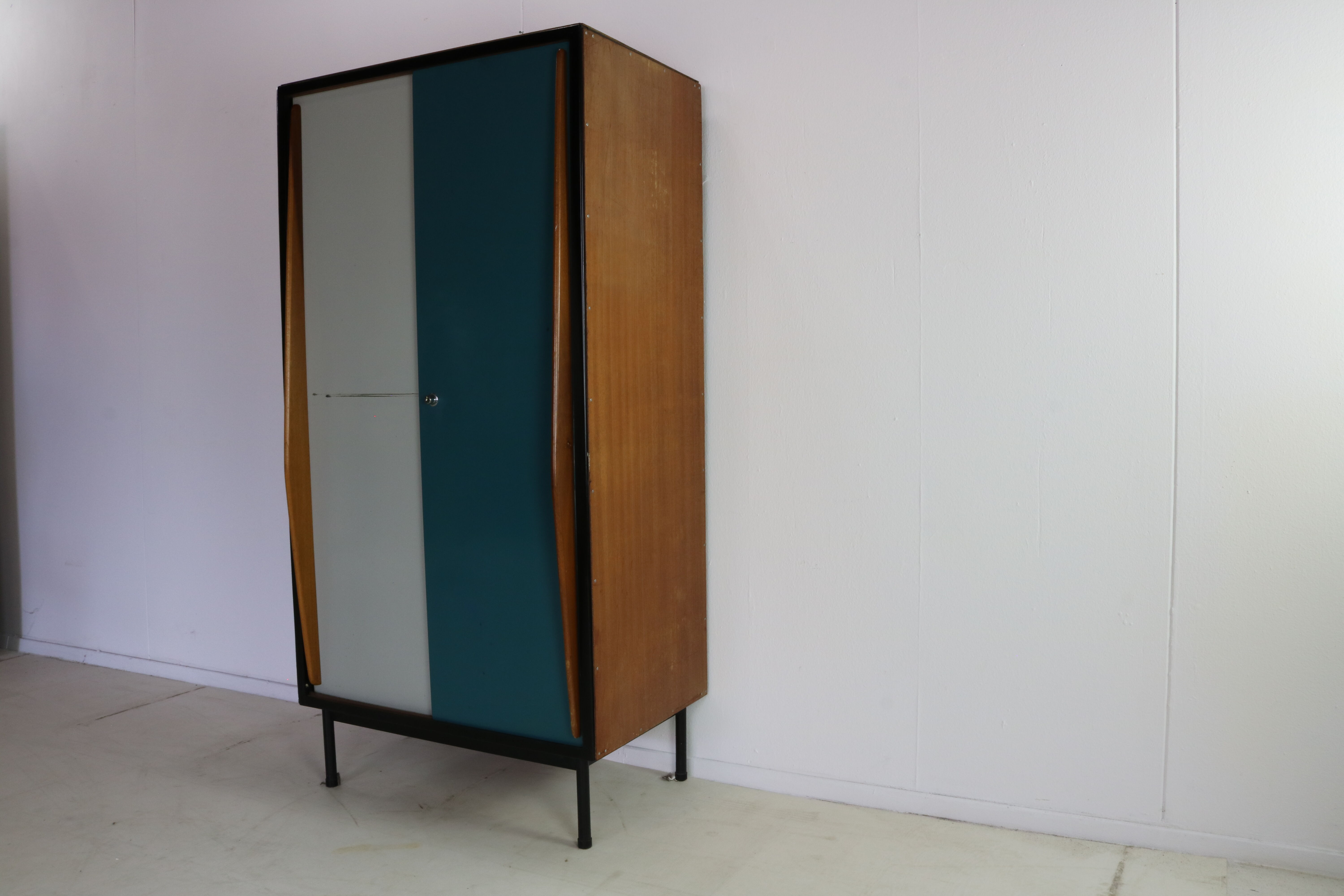 Wardrobe cabinet designed by Willy van der Meeren for Tubax Belgium