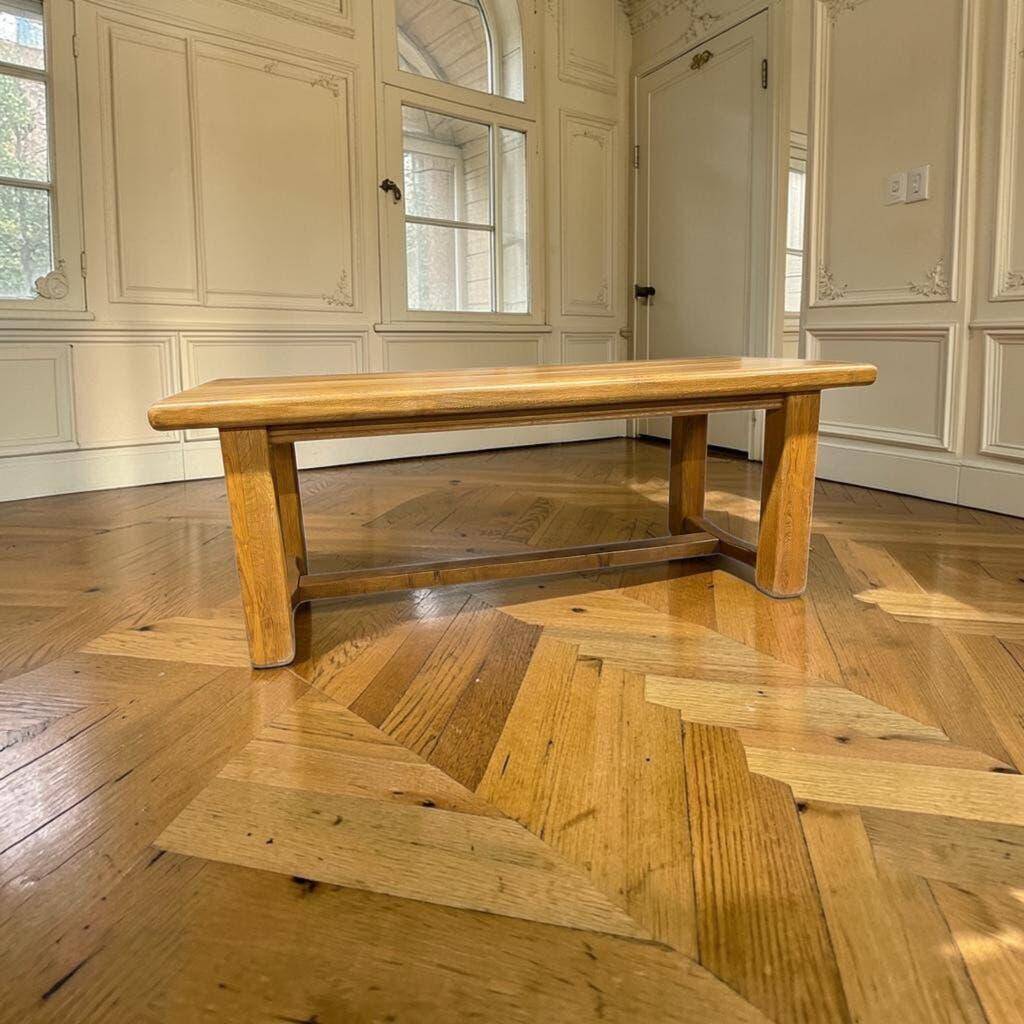 XL vintage dining table in solid wood