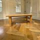 XL vintage dining table in solid wood