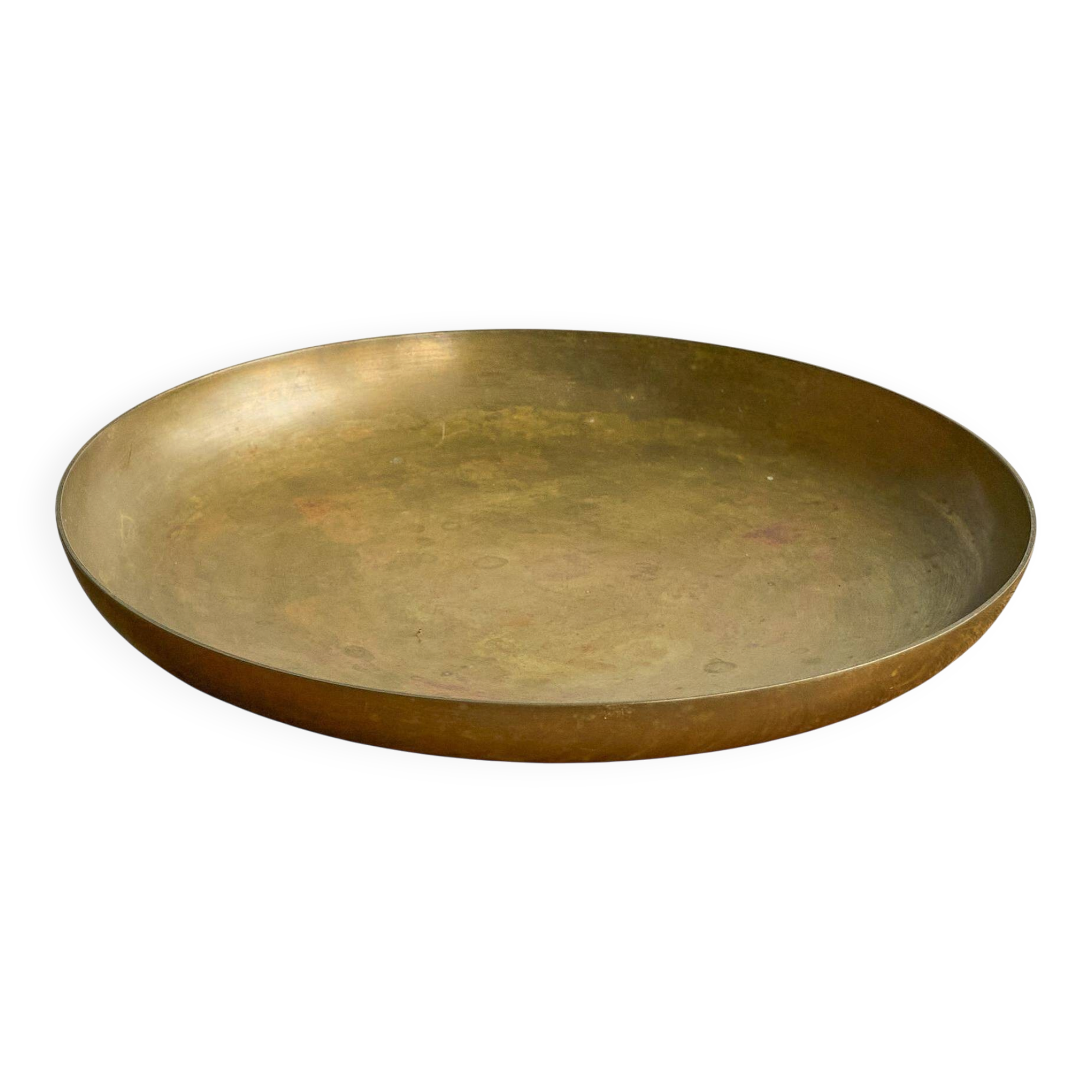 Polotti Arreda centrepiece or bowl in solid bronze, 20th century