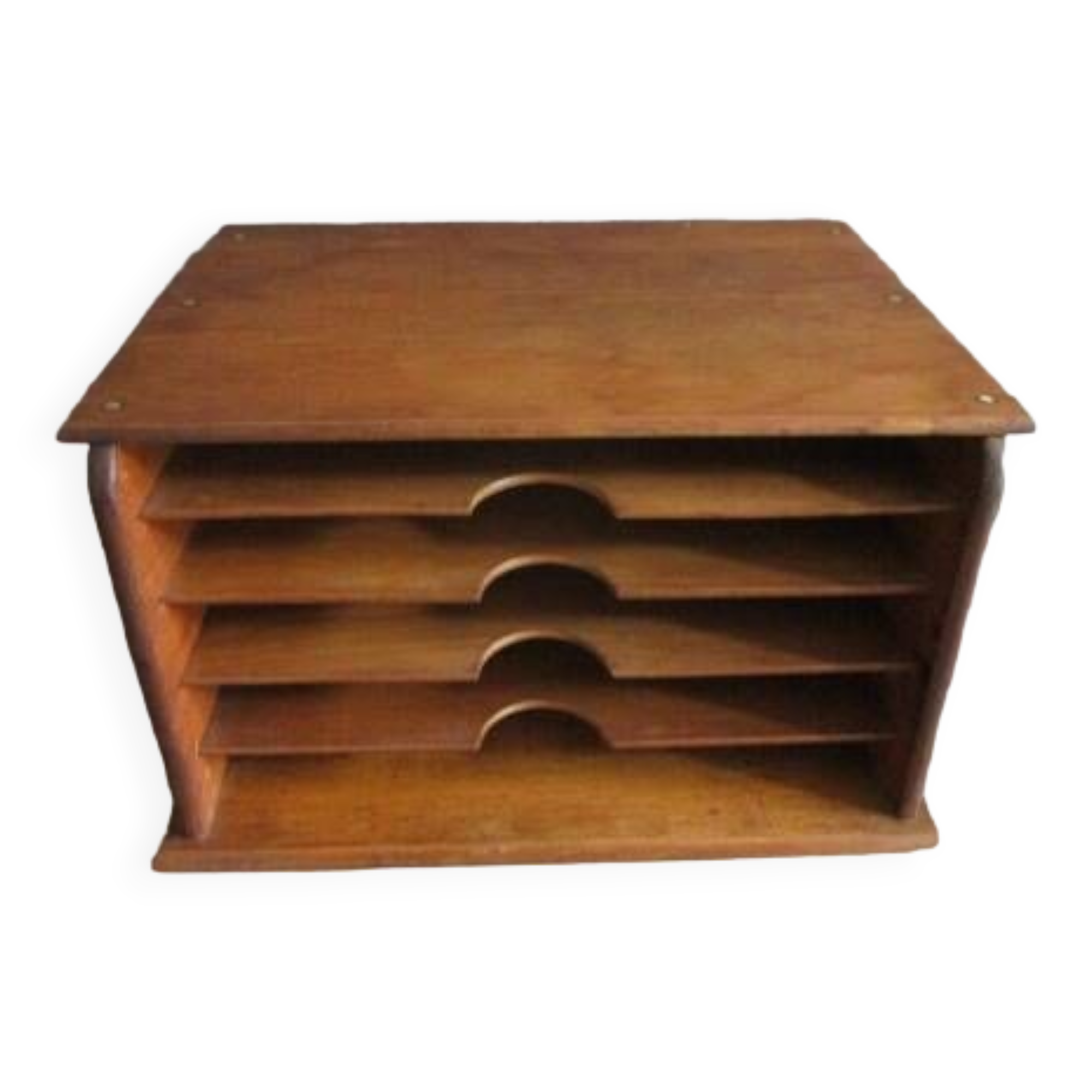 Oak office sorter/antique mail rack