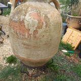 Old terracotta jar
