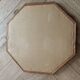 Vintage Octagonal Wooden Wall Mirror – 1970s Geometric Design
