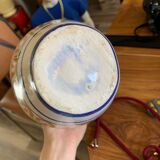 Vase with two handles in Italian ceramic