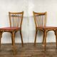 Pair of baumann bistro chairs