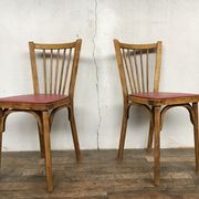 Pair of baumann bistro chairs