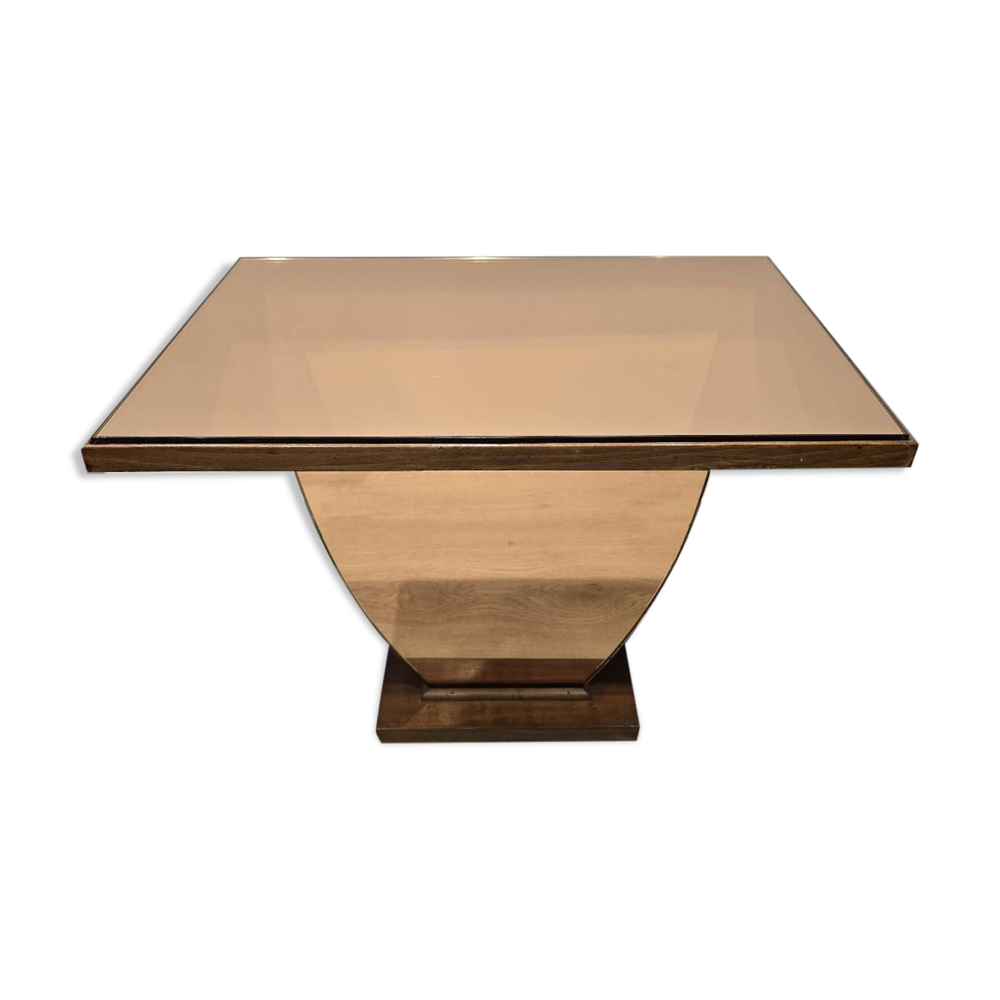 Art Deco mirrored coffee table
