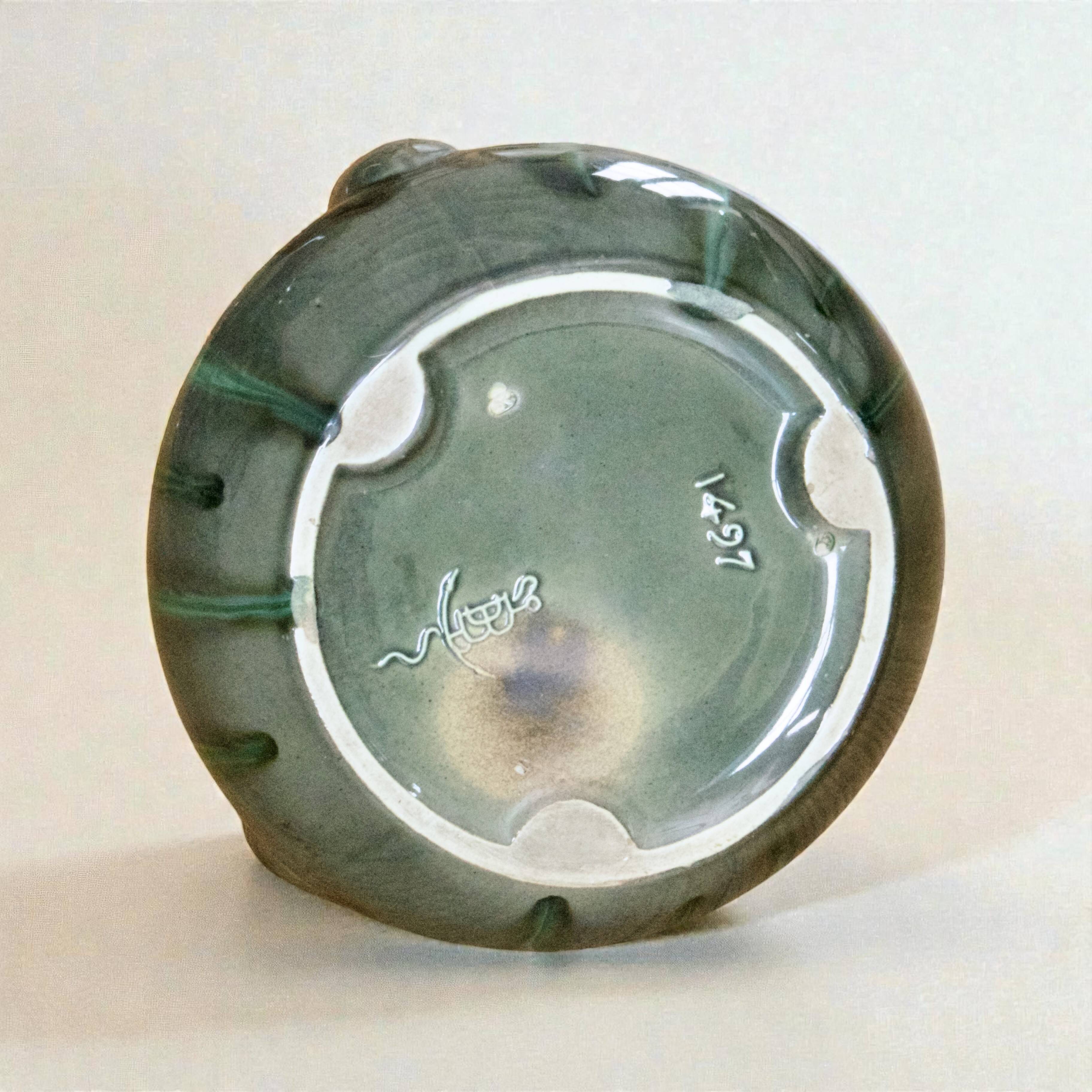 Art Nouveau vase signed Gustave de Bruyn Fives-Lille