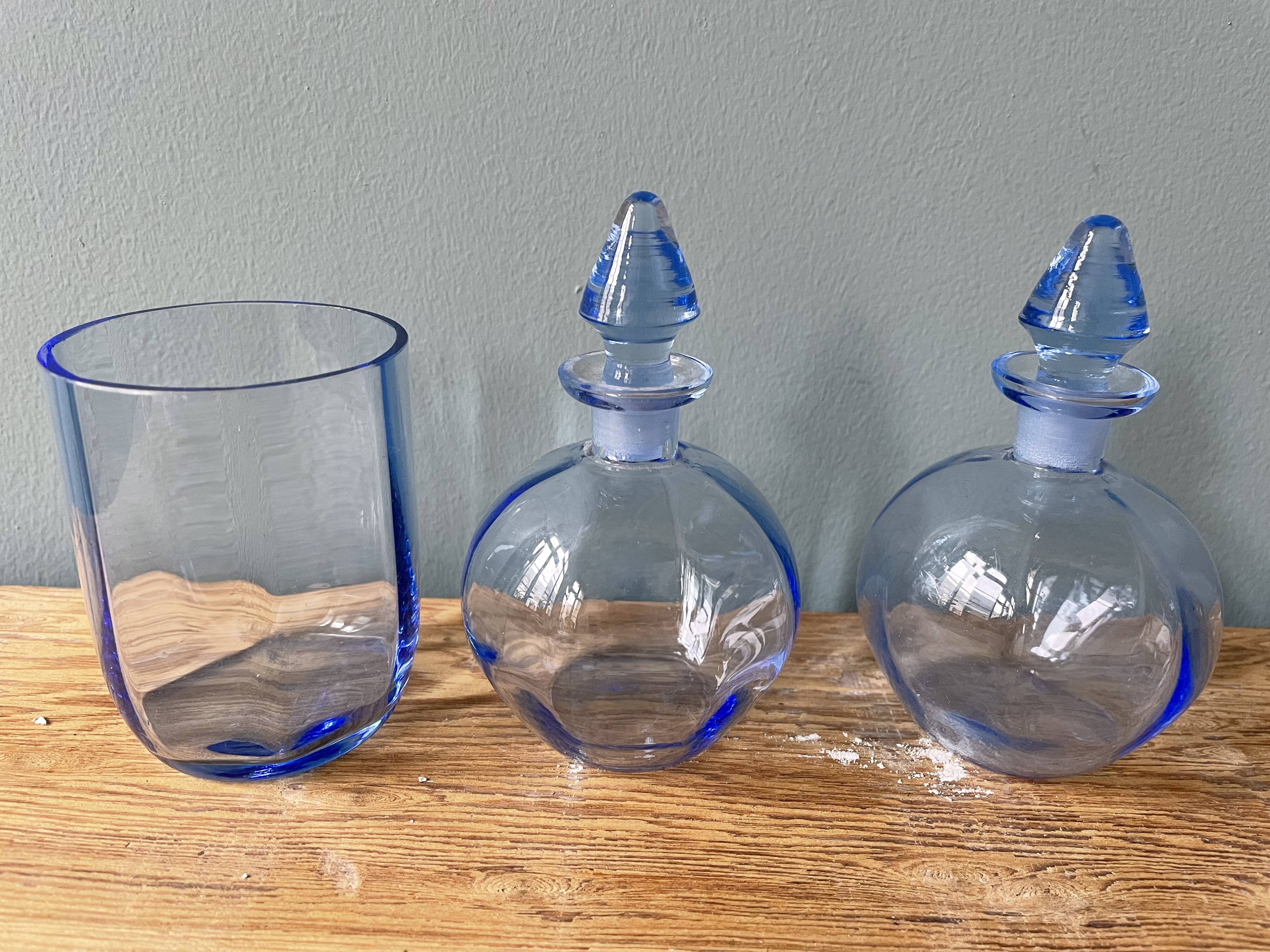 Batch of Art Deco perfume bottles