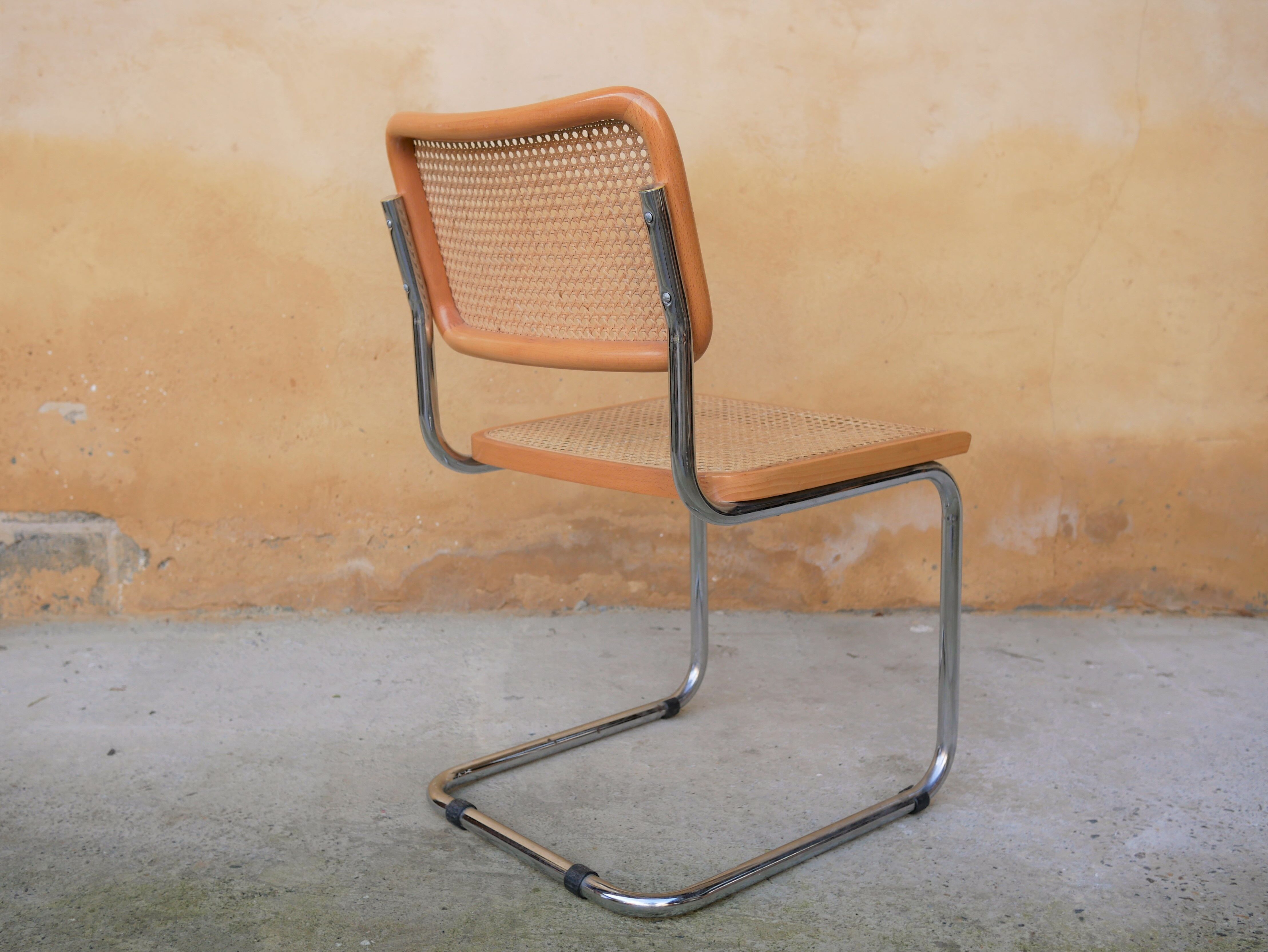 Chair B32 by Marcel Breuer, Made in Italy