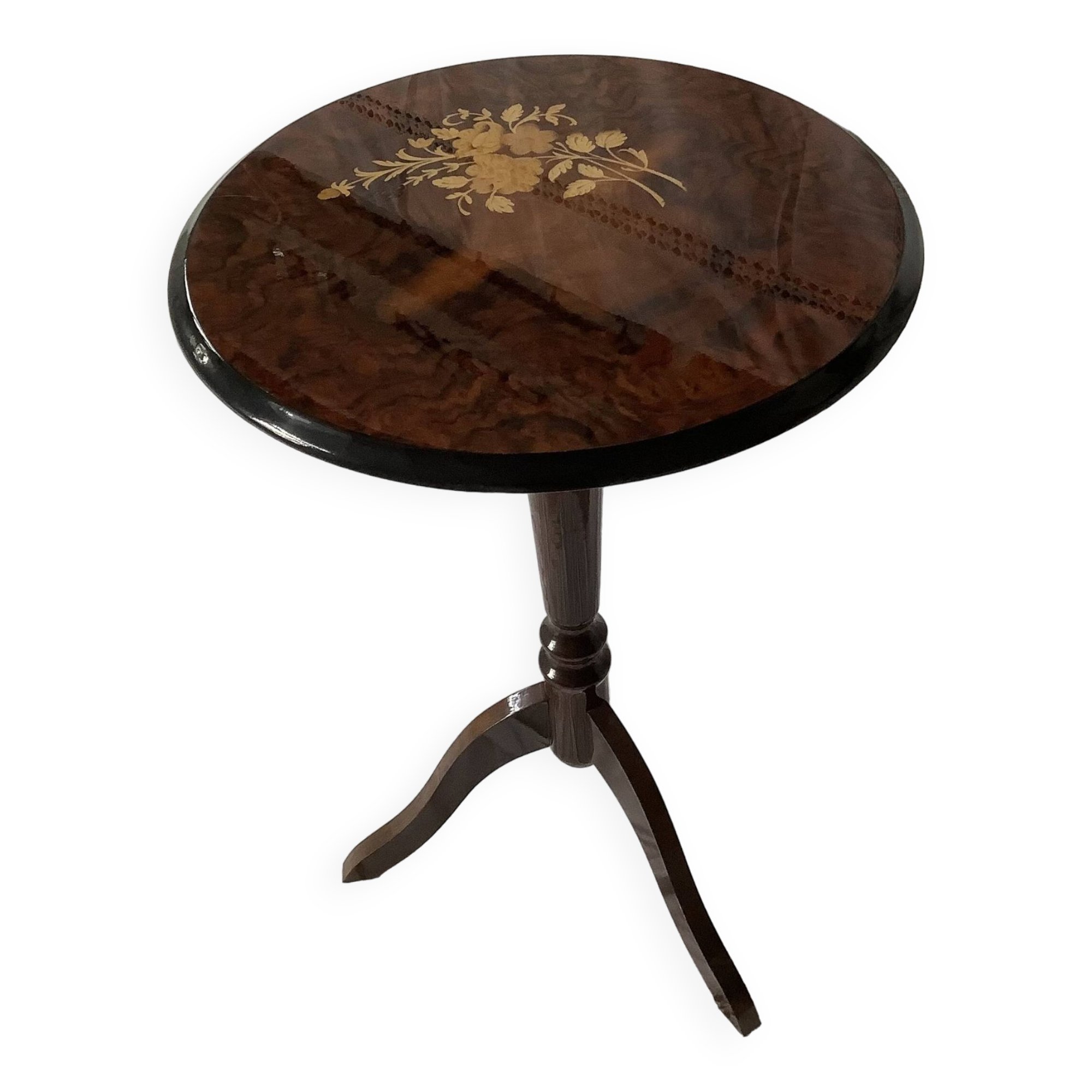 Guéridon marqueterie