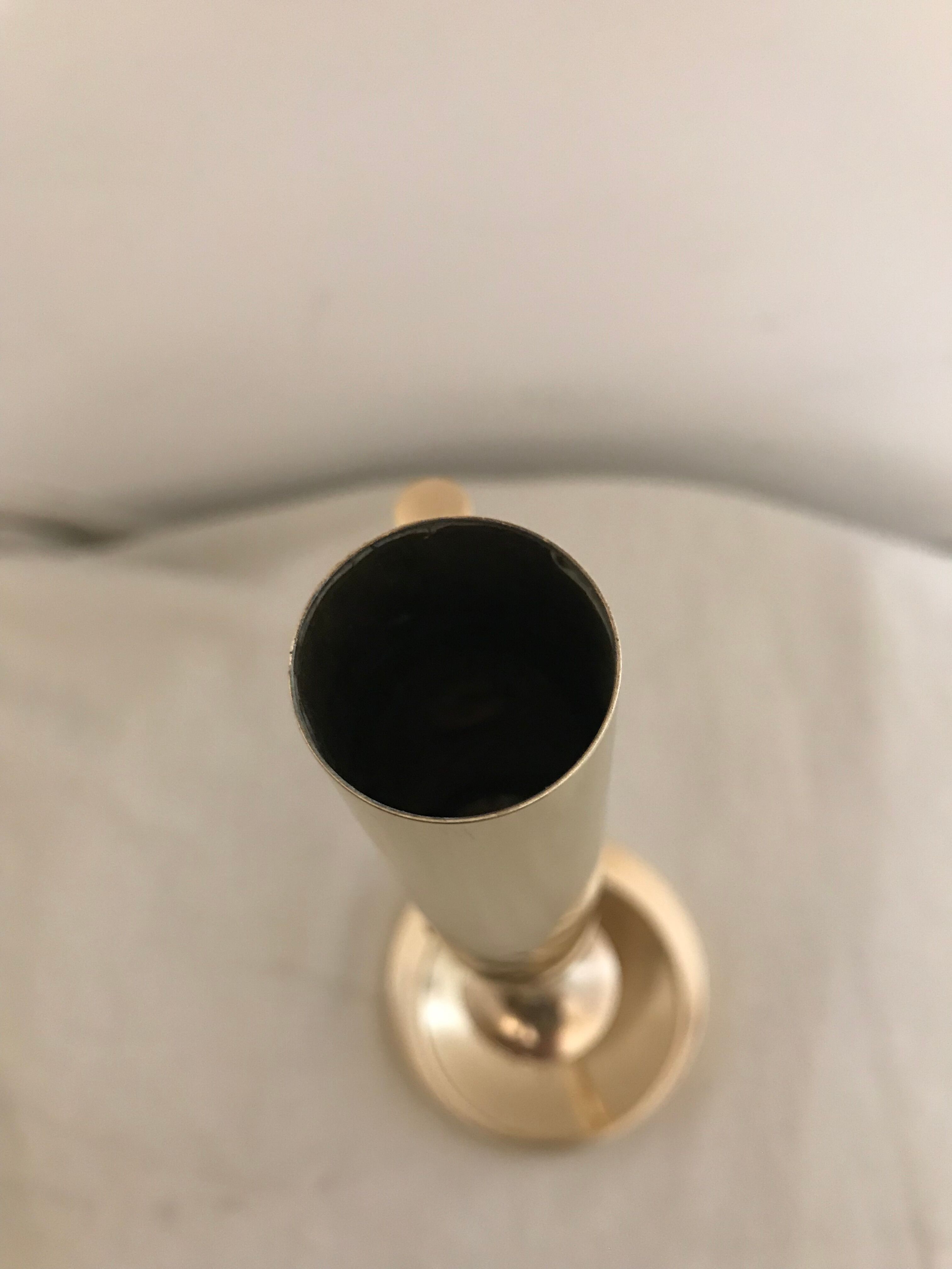 Brass gyroscopic candlestick Ilse Ammonsen Denmark 1950