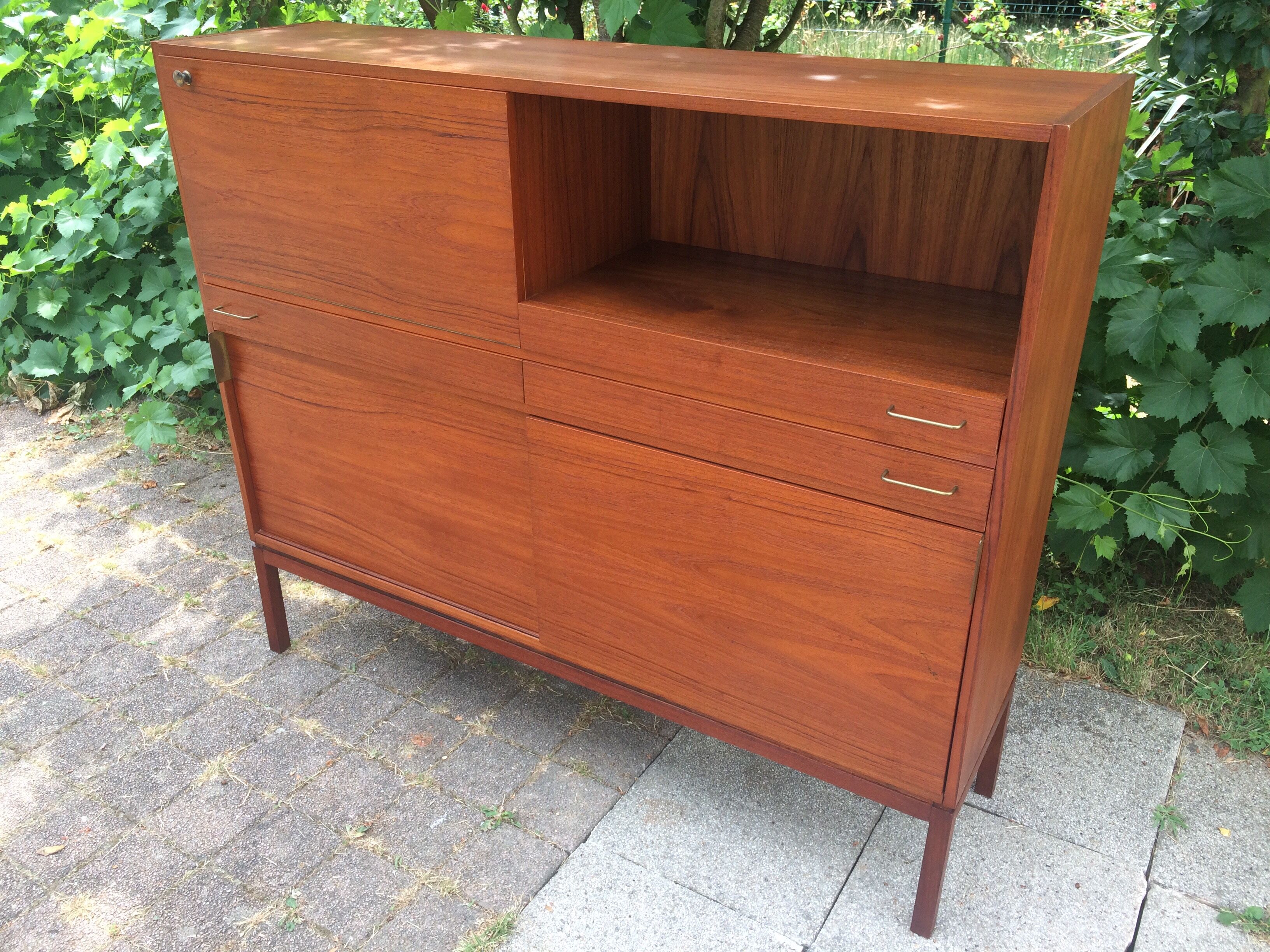 Vintage dark wood buffet