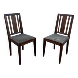 paire de chaises art deco