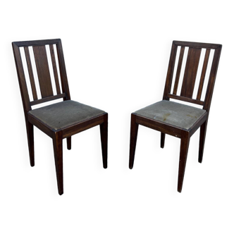 paire de chaises art deco