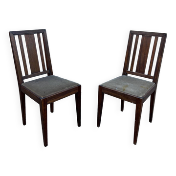 pair of art deco chairs