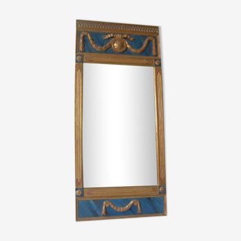 Miroir de cheminée biseauté