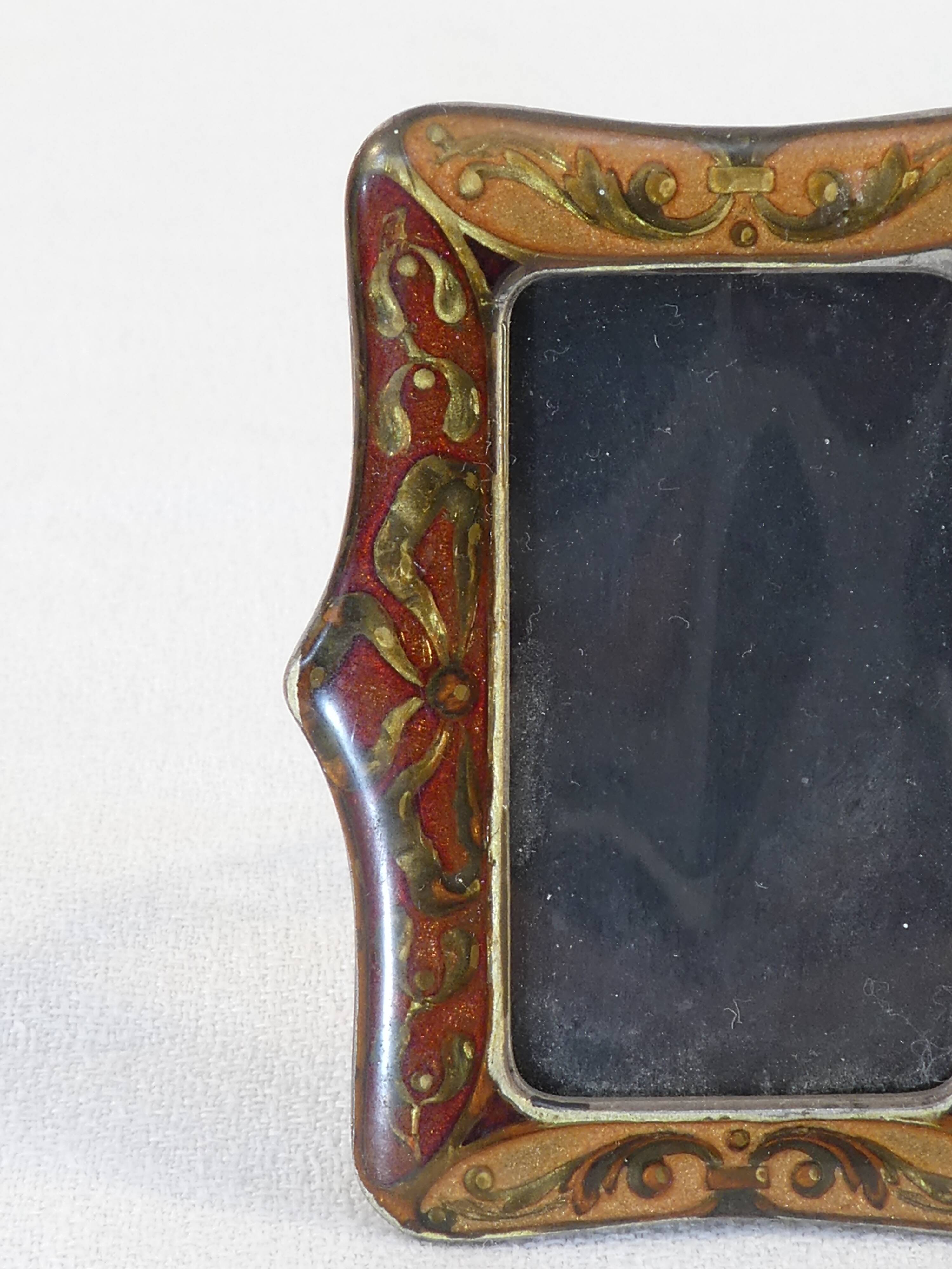 Frame photo holder 1900 art nouveau