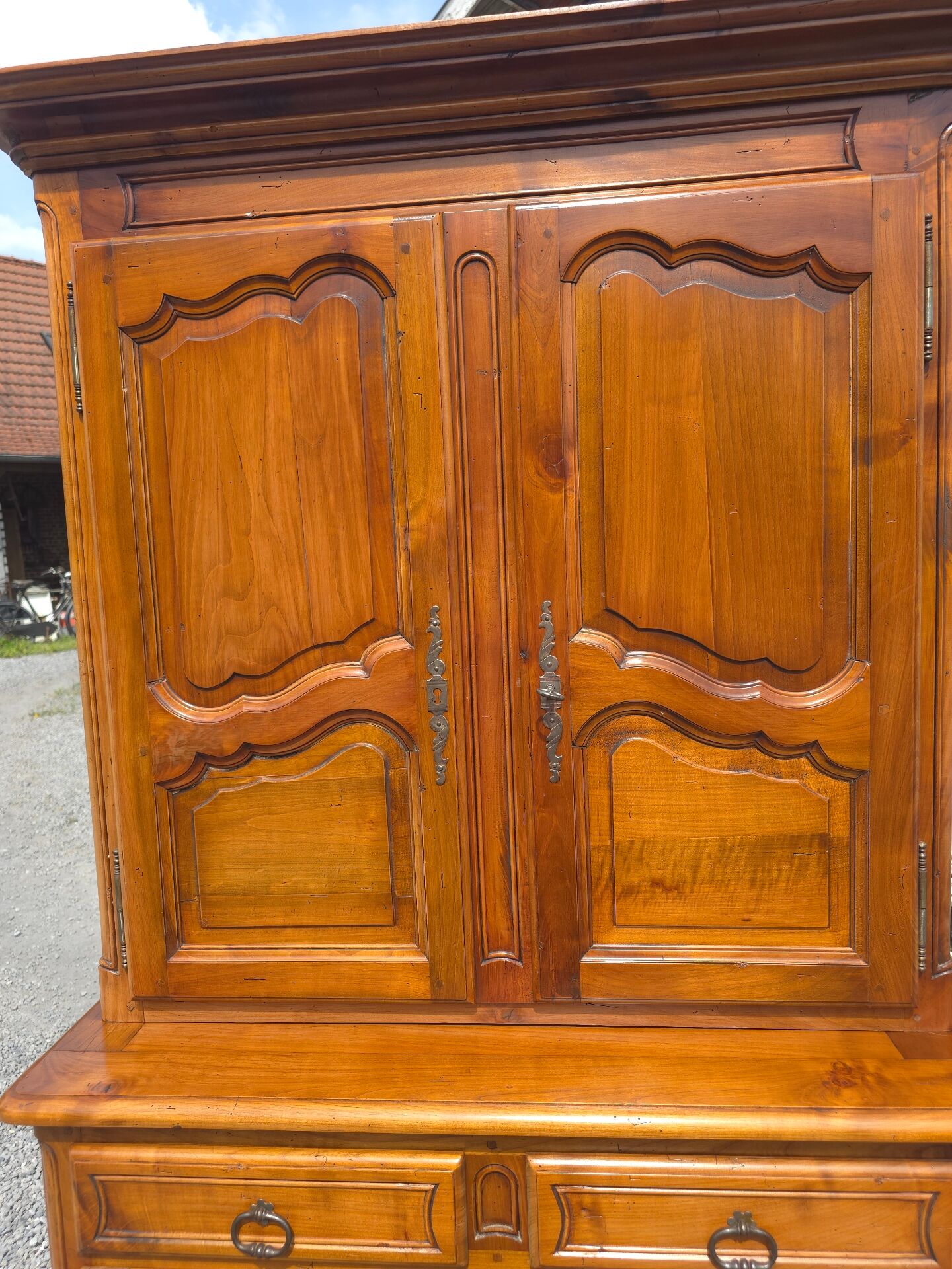 Buffet 2 corps en merisier